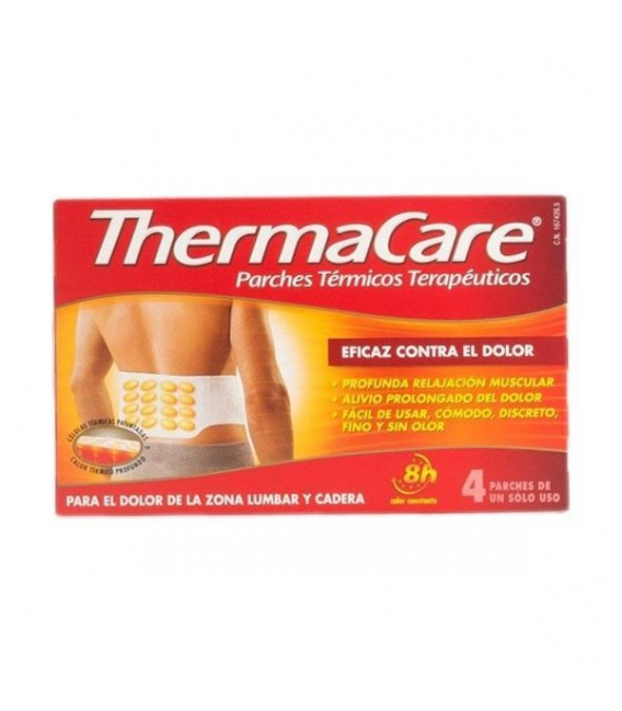 Thermacare Zona Lumbar Y Cadera 4 Parches Para El Dolor 167426 4198